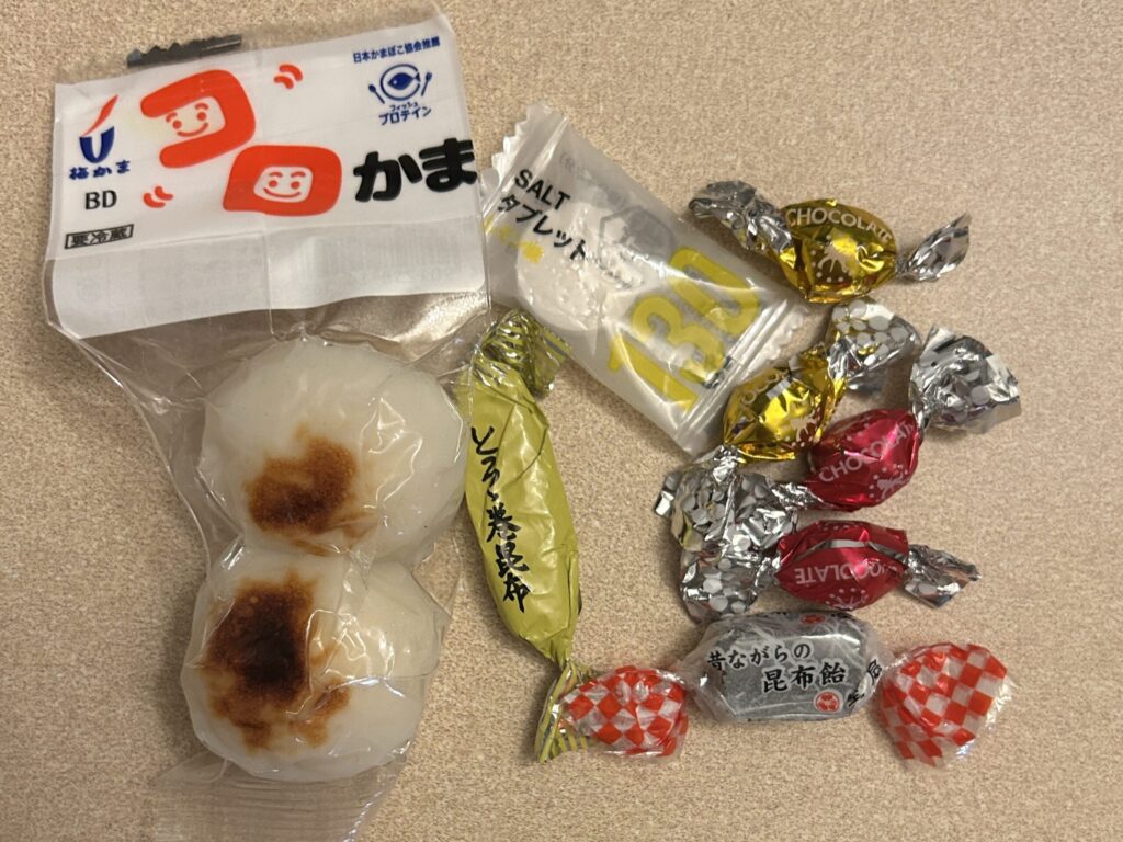 富山マラソン2025 給食 ますずしと富山名物かまぼこ