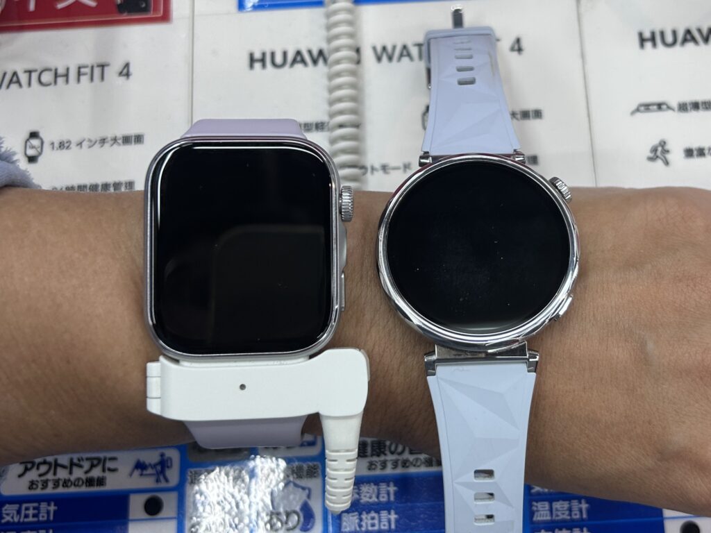 HUAWEI WATCH FIT4実機レビュー（GT6，GARMINと比較）