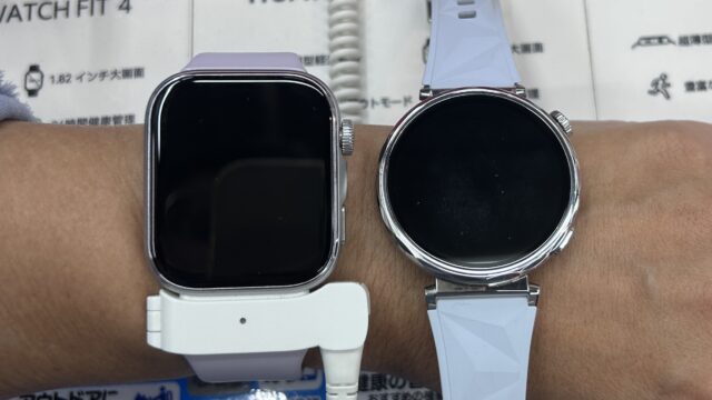 HUAWEI WATCH FIT4実機レビュー（GT6，GARMINと比較）